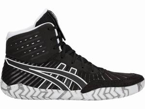 Asics Aggressor 4 Birkózó Cipő Férfi Fekete Barna | 735981-NGR