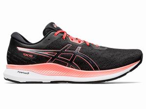 Asics EvoRide TOKYO Futócipő Férfi Fekete Narancssárga | 518764-IKT