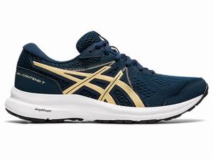 Asics GEL-CONTEND 7 Futócipő Női Kék | 012935-QVW