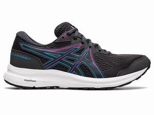 Asics GEL-CONTEND 7 Futócipő Női Szürke Fekete | 705182-TMO