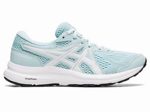 Asics GEL-CONTEND 7 Futócipő Női Világos Türkiz Fehér | 713084-VPU