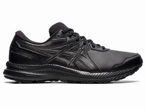 Asics GEL-CONTEND WALKER (4E) Futócipő Férfi Fekete | 140369-WTJ