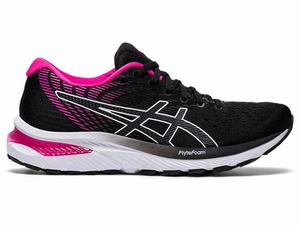 Asics GEL-CUMULUS 22 Futócipő Női Fekete Rózsaszín | 518740-JBZ