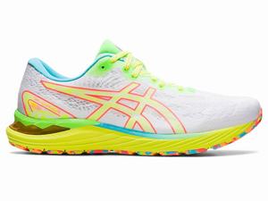 Asics GEL-CUMULUS 23 Futócipő Férfi Fehér Sárga | 791630-DCR