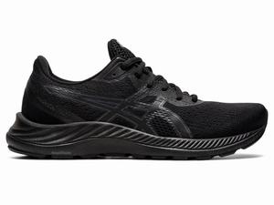 Asics GEL-EXCITE 8 Futócipő Női Fekete Szürke | 175084-FSD