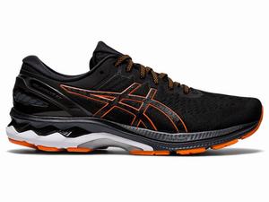 Asics GEL-KAYANO 27 Futócipő Férfi Fekete Narancssárga | 907634-FWV