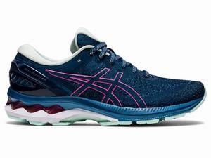 Asics GEL-KAYANO 27 Futócipő Női Kék Rózsaszín | 295617-XCP