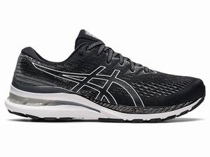 Asics GEL-KAYANO 28 (2E) Futócipő Férfi Fekete Fehér | 421875-EKX