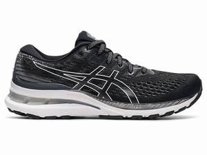 Asics GEL-KAYANO 28 Futócipő Női Fekete Fehér | 291748-QVS