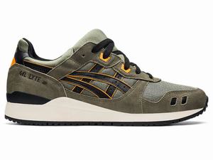 Asics GEL-LYTE III OG Utcai Cipő Női Fekete Zöld | 523894-YWD