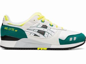 Asics GEL-LYTE III Utcai Cipő Férfi Fehér Sárga | 087542-CJX