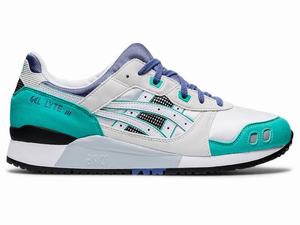 Asics GEL-LYTE III Utcai Cipő Férfi Fehér Kék | 610243-MYB