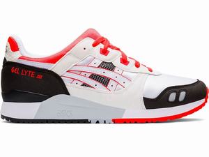 Asics GEL-LYTE III Utcai Cipő Férfi Fehér Korall | 904583-OCA