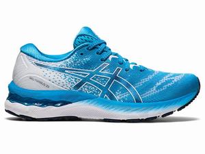 Asics GEL-NIMBUS 23 Futócipő Női Fehér Világos Türkiz | 024587-YSE