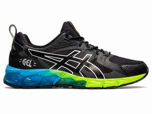 Asics GEL-QUANTUM 180 Utcai Cipő Férfi Fekete Kék | 319425-GLA