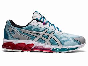 Asics GEL-QUANTUM 360 6 Utcai Cipő Férfi Piros Szürke Kék | 426791-GDH