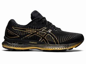 Asics GEL-SAIUN Futócipő Férfi Fekete Arany Szürke | 354276-WPR