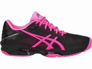 Asics GEL-Solution Speed 3 Teniszcipő Női Fekete Rózsaszín Titán | 026917-OLU