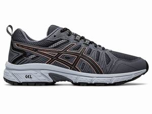 Asics GEL-VENTURE 7 (D) Terepfutó Női Mélyszürke Rózsaszín Szürke Arany | 735689-CUW