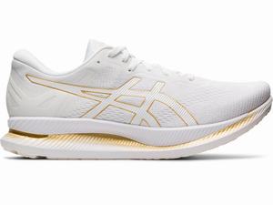 Asics GLIDERIDE Futócipő Férfi Fehér Arany | 532749-EVW