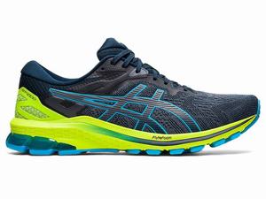 Asics GT-1000 10 Futócipő Férfi Kék Zöld | 961034-ZTU