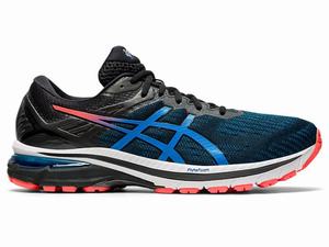 Asics GT-2000 9 (2E) Futócipő Férfi Fekete Kék | 798230-QJT