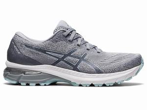 Asics GT-2000 9 KNIT Futócipő Női Szürke Fekete | 410983-FCA