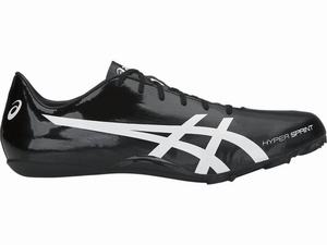 Asics Hyper Sprint 7 Track Cipő Női Fekete Fehér | 235841-LCG