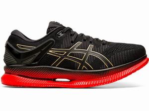 Asics METARIDE Futócipő Férfi Fekete Piros | 384152-UXJ