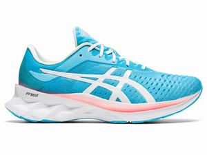 Asics NOVABLAST Futócipő Női Világos Türkiz Fehér | 320975-ONV