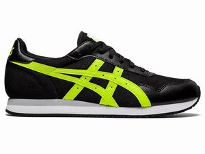 Asics TIGER RUNNER Utcai Cipő Férfi Fekete Zöld | 576021-JMR