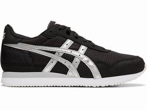 Asics TIGER RUNNER Utcai Cipő Női Fekete Titán | 570829-ZKY