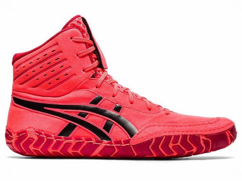 Asics AGGRESSOR 4 TOKYO Birkózó Cipő Férfi Narancssárga Piros Fekete Barna | 683921-VQC