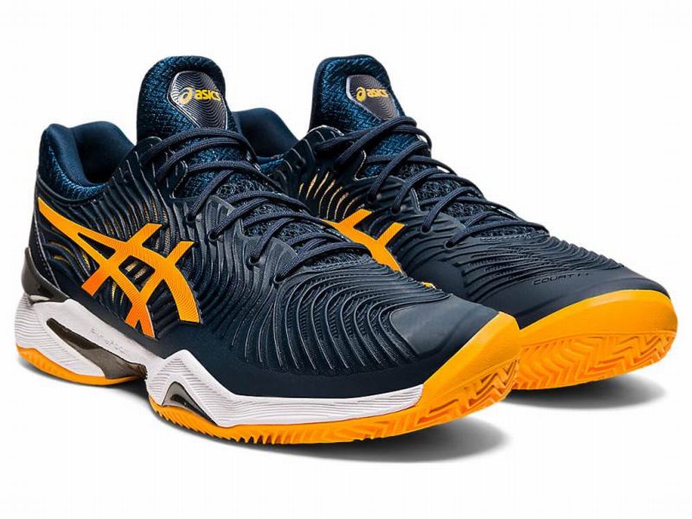 Asics COURT FF 2 CLAY Teniszcipő Férfi Kék | 310289-STV