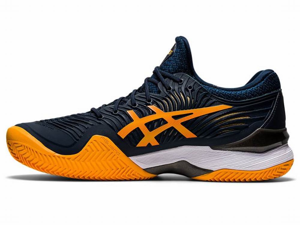 Asics COURT FF 2 CLAY Teniszcipő Férfi Kék | 310289-STV