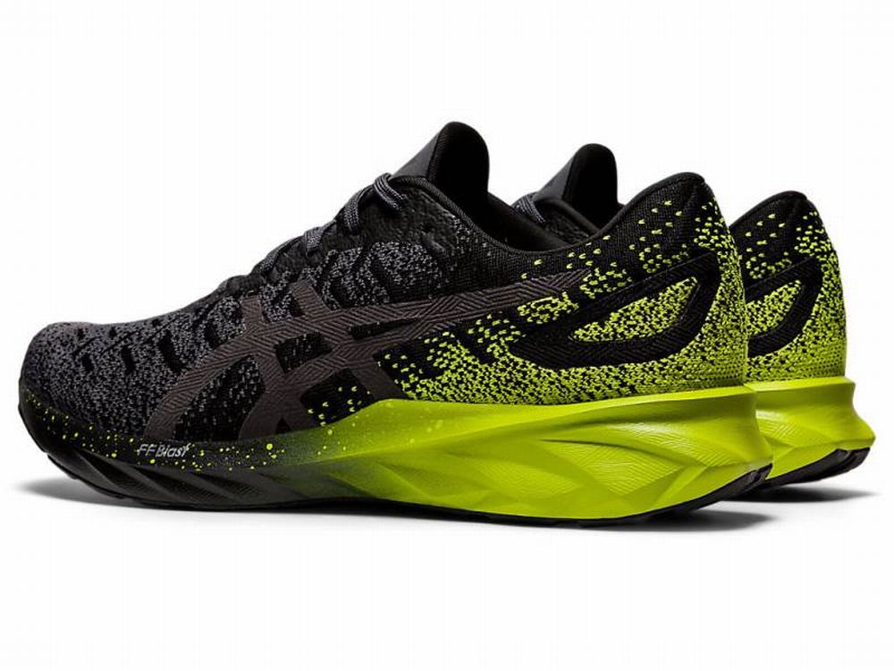 Asics DYNABLAST Futócipő Férfi Fekete Világos Zöld | 245608-DTW