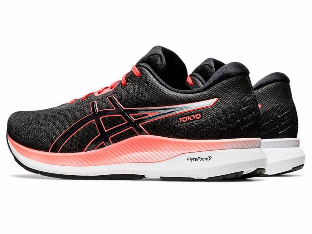 Asics EvoRide TOKYO Futócipő Férfi Fekete Narancssárga | 518764-IKT