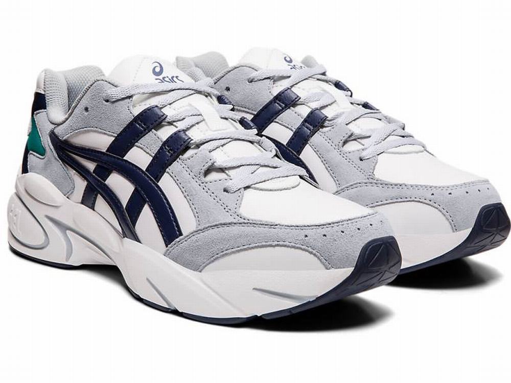 Asics GEL-BND Utcai Cipő Férfi Sötétkék Fehér | 961407-SGZ