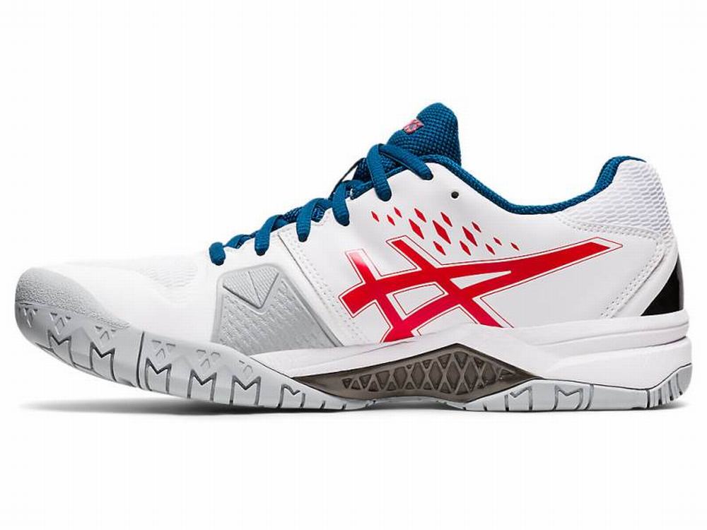 Asics GEL-CHALLENGER 12 Teniszcipő Férfi Fehér Piros | 956438-BTZ