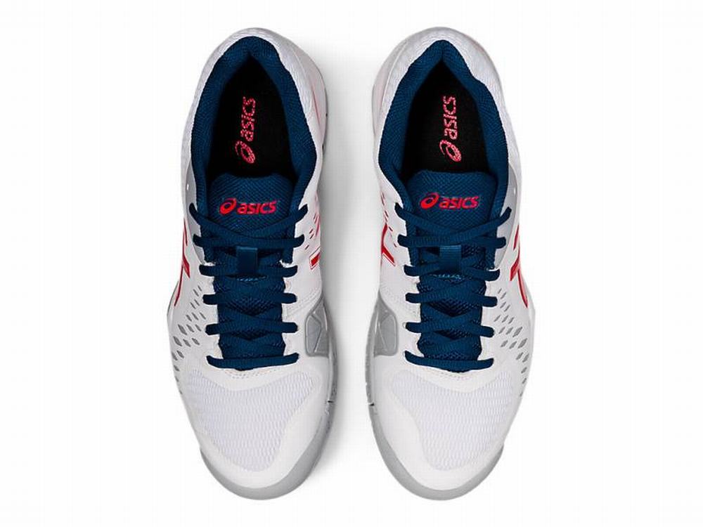 Asics GEL-CHALLENGER 12 Teniszcipő Férfi Fehér Piros | 956438-BTZ