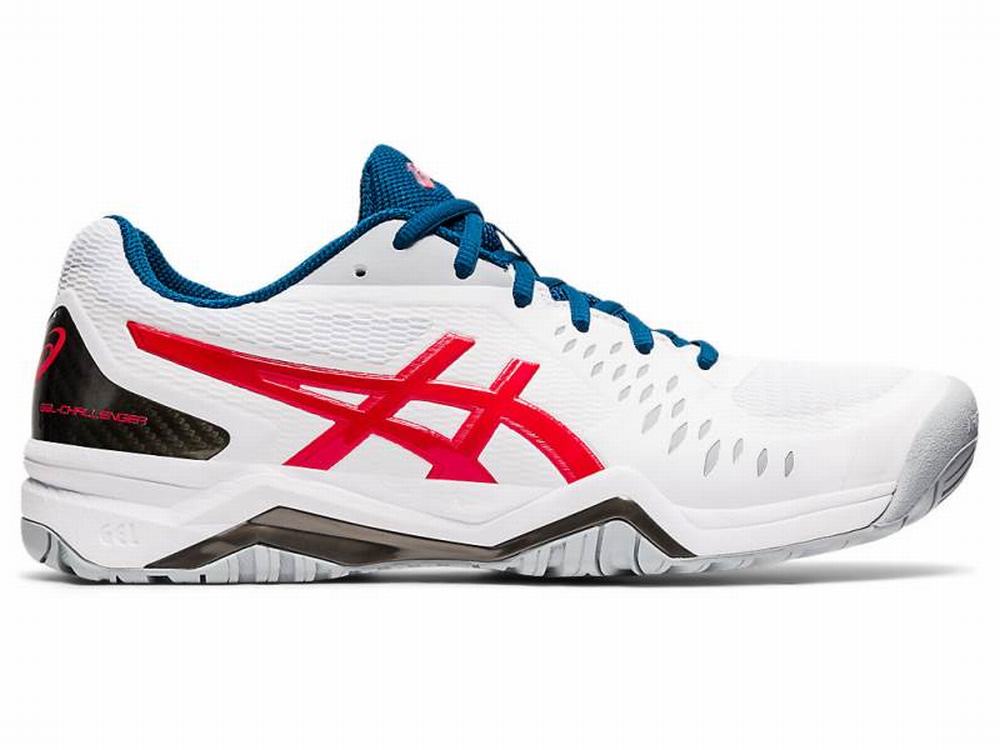 Asics GEL-CHALLENGER 12 Teniszcipő Férfi Fehér Piros | 956438-BTZ