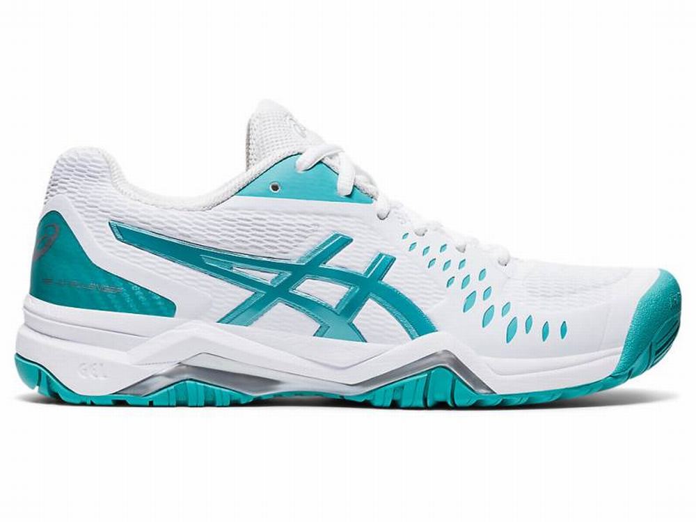 Asics GEL-CHALLENGER 12 Teniszcipő Női Fehér Kék | 475923-SEL