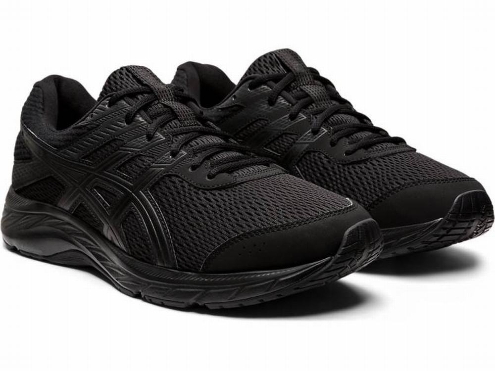 Asics GEL-CONTEND 6 Futócipő Férfi Fekete | 613025-UFV