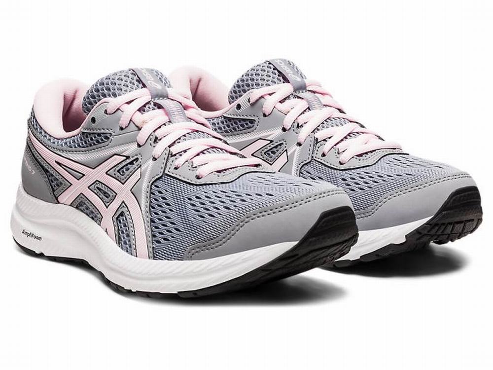 Asics GEL-CONTEND 7 (D) Futócipő Női Rózsaszín | 098463-LBS