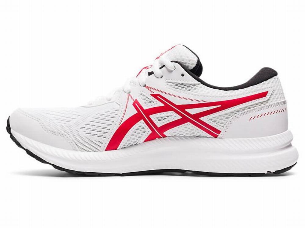 Asics GEL-CONTEND 7 Futócipő Férfi Fehér Piros | 317298-INS