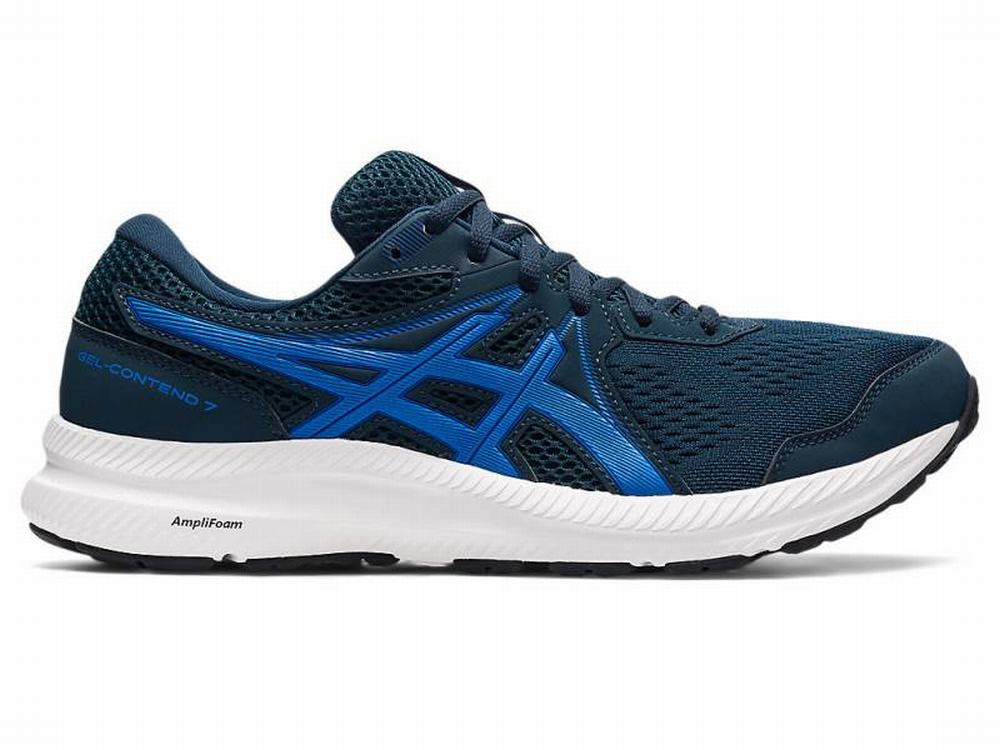 Asics GEL-CONTEND 7 Futócipő Férfi Kék | 537862-OZC