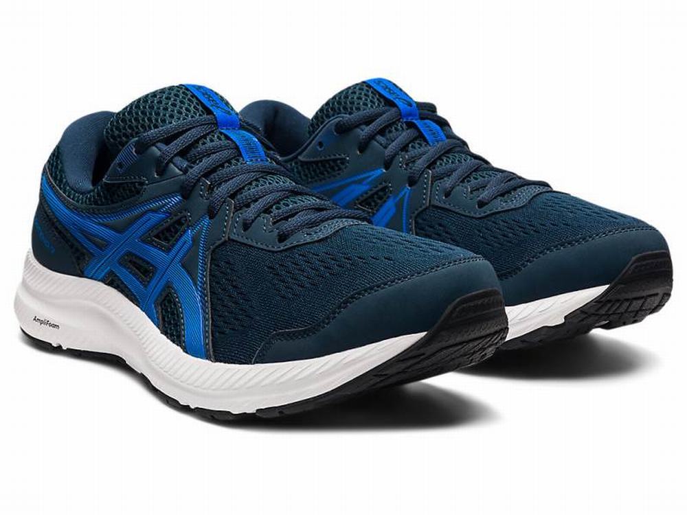 Asics GEL-CONTEND 7 Futócipő Férfi Kék | 537862-OZC