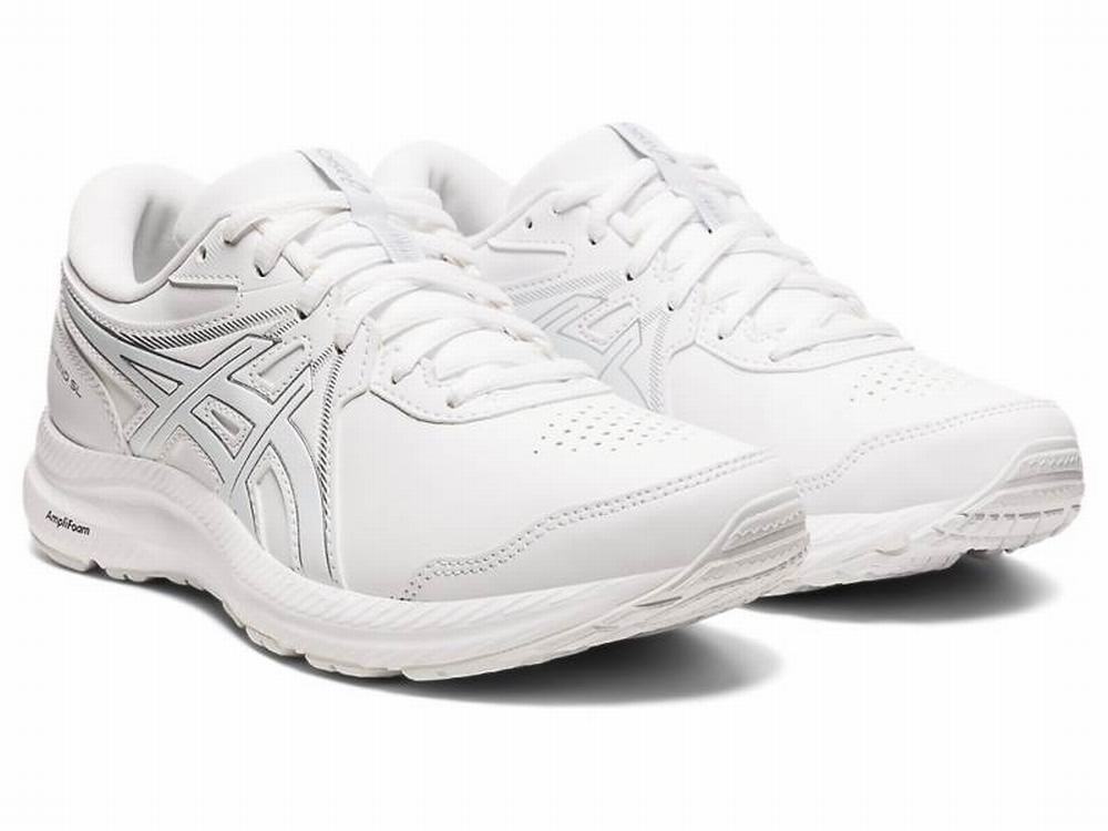 Asics GEL-CONTEND WALKER Utcai Cipő Női Fehér | 386725-KLW