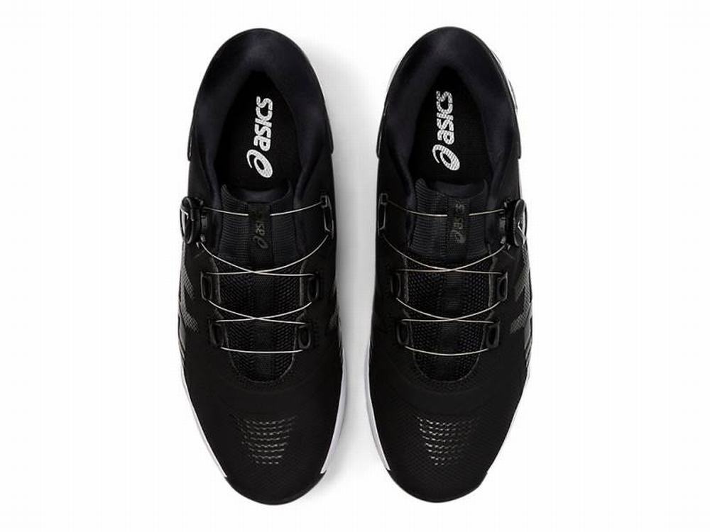 Asics GEL-COURSE DUO Boa Golf Cipő Férfi Fekete | 085164-KIR