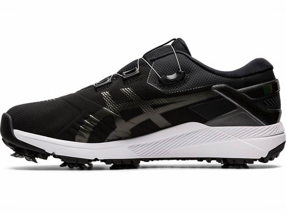 Asics GEL-COURSE DUO Boa Golf Cipő Férfi Fekete | 085164-KIR